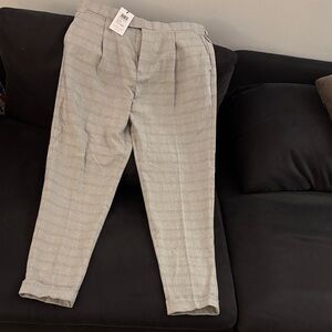 Reiss Light Gray Men's Dress Pants